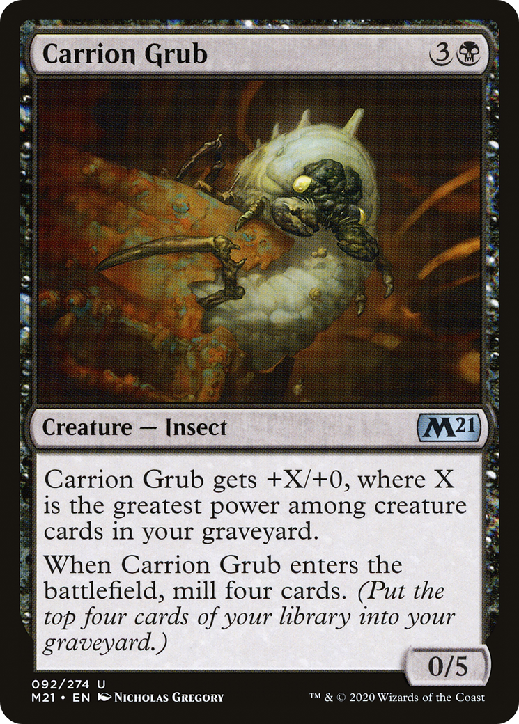 Carrion Grub (M21-092) [Core Set 2021] MTG Single Wizards of the Coast