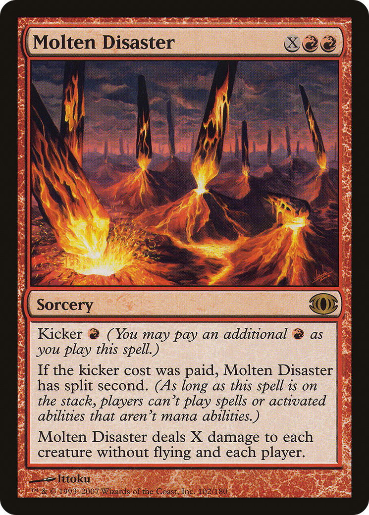 Molten Disaster (FUT-102) [Future Sight] MTG Single Wizards of the Coast