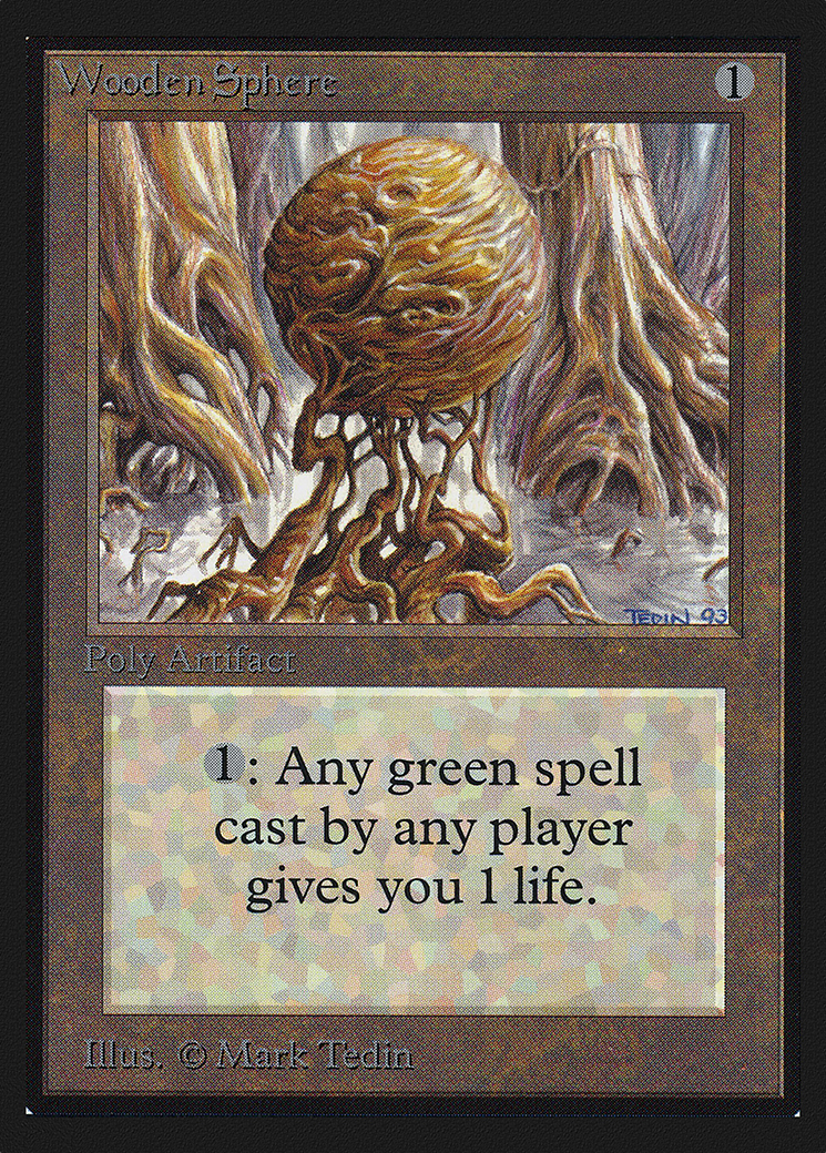 Wooden Sphere (IE) (IED-) [Intl. Collectors' Edition] MTG Single Wizards of the Coast