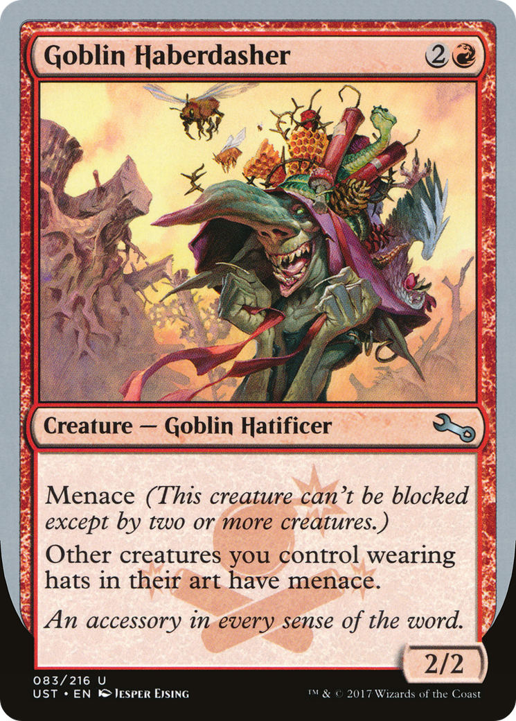 Goblin Haberdasher (UST-083) [Unstable] MTG Single Wizards of the Coast
