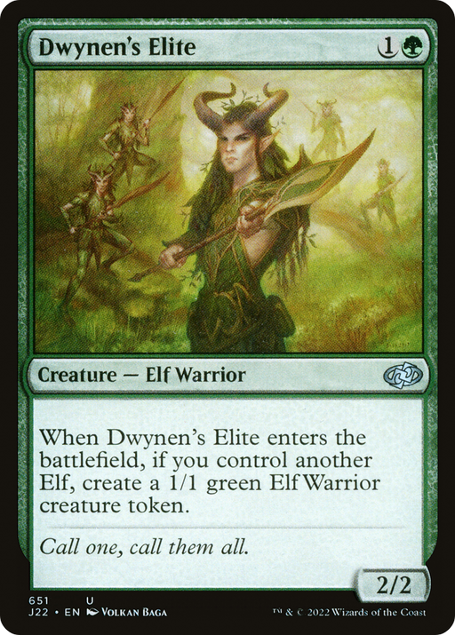 Dwynen's Elite (J22-651) [Jumpstart 2022] MTG Single Wizards of the Coast
