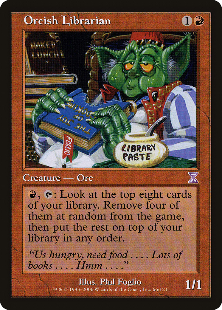 Orcish Librarian (TSB-066) [Time Spiral Timeshifted] Foil MTG Single Wizards of the Coast