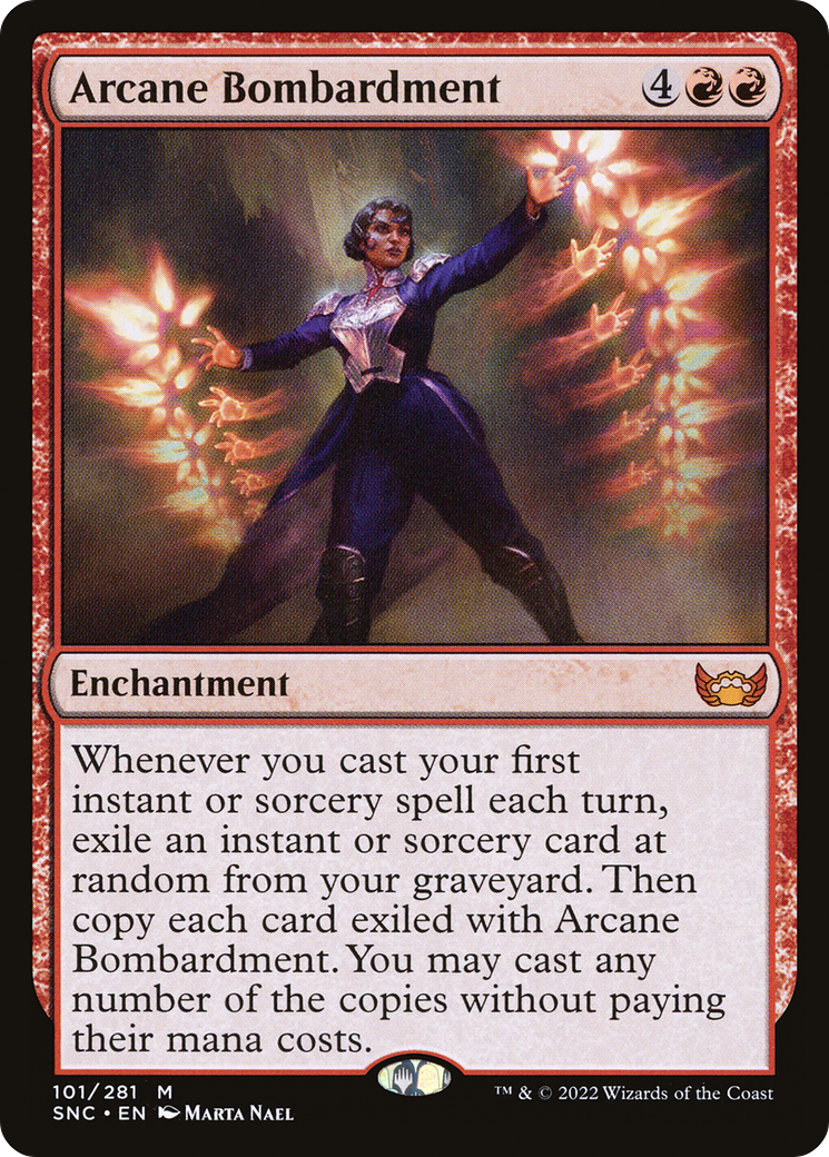 Arcane Bombardment (SNC-101) [Streets of New Capenna] MTG Single Wizards of the Coast