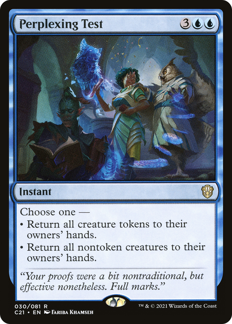 Perplexing Test (C21-030) [Commander 2021] MTG Single Wizards of the Coast