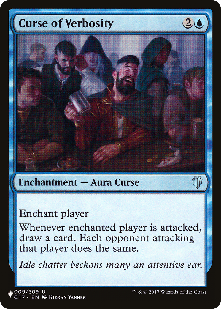 Curse of Verbosity (LIST-009/309) [Mystery Booster] The List MTG Single Wizards of the Coast