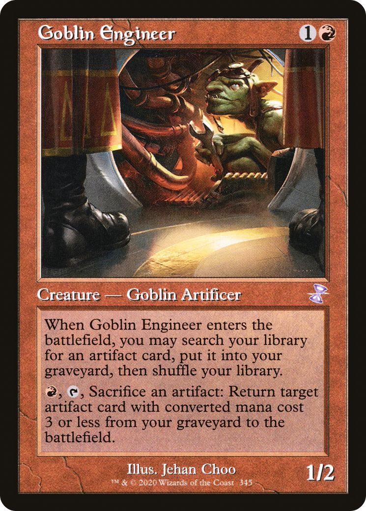 Goblin Engineer (TSR-345) [Time Spiral Remastered] MTG Single Wizards of the Coast