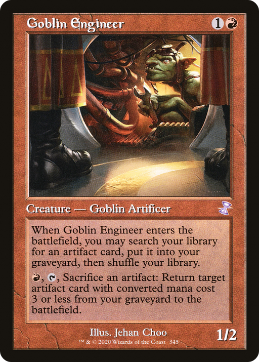 Goblin Engineer (TSR-345) [Time Spiral Remastered] MTG Single Wizards of the Coast