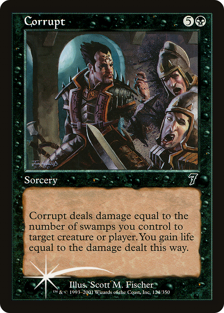 Corrupt (7ED-124) [7th Edition] Foil MTG Single Wizards of the Coast