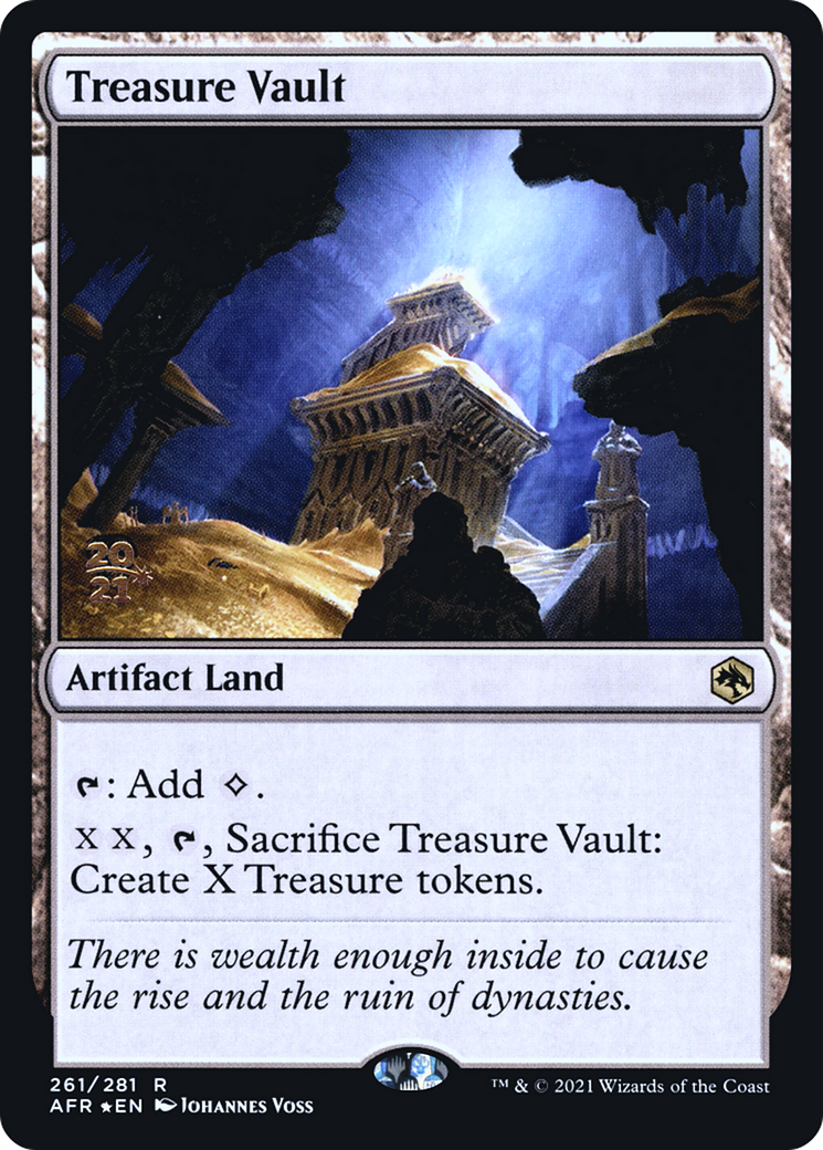 Treasure Vault (PRE-261) [Adventures in the Forgotten Realms Promos] Foil MTG Single Wizards of the Coast