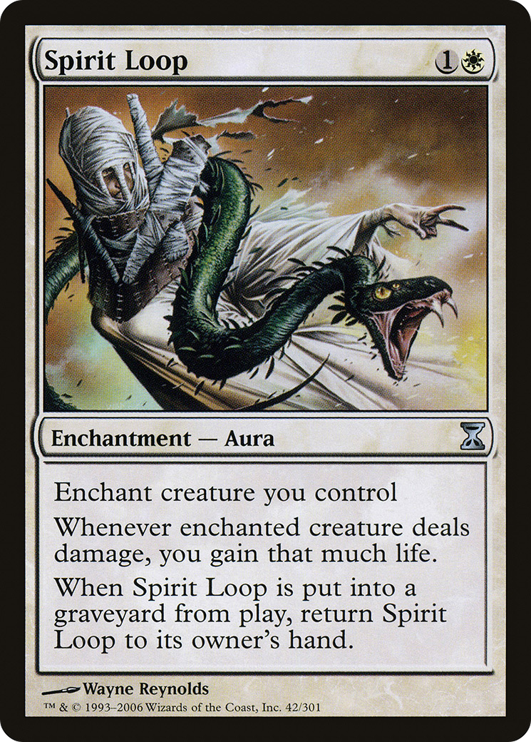 Spirit Loop (TSP-042) [Time Spiral] Foil MTG Single Wizards of the Coast