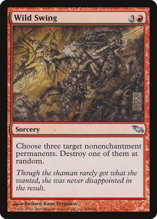 Wild Swing (SHM-108) [Shadowmoor] MTG Single Wizards of the Coast