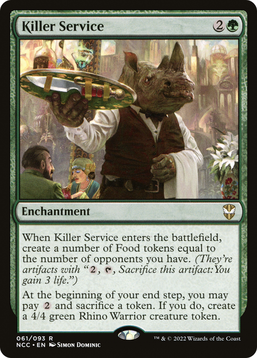 Killer Service (NCC-061) [New Capenna Commander] MTG Single Wizards of the Coast