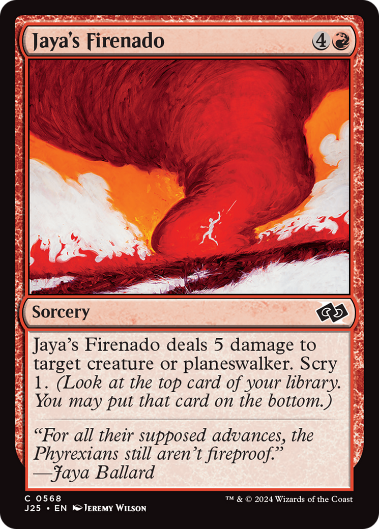 Jaya's Firenado (J25-568) [Foundations Jumpstart] MTG Single Wizards of the Coast