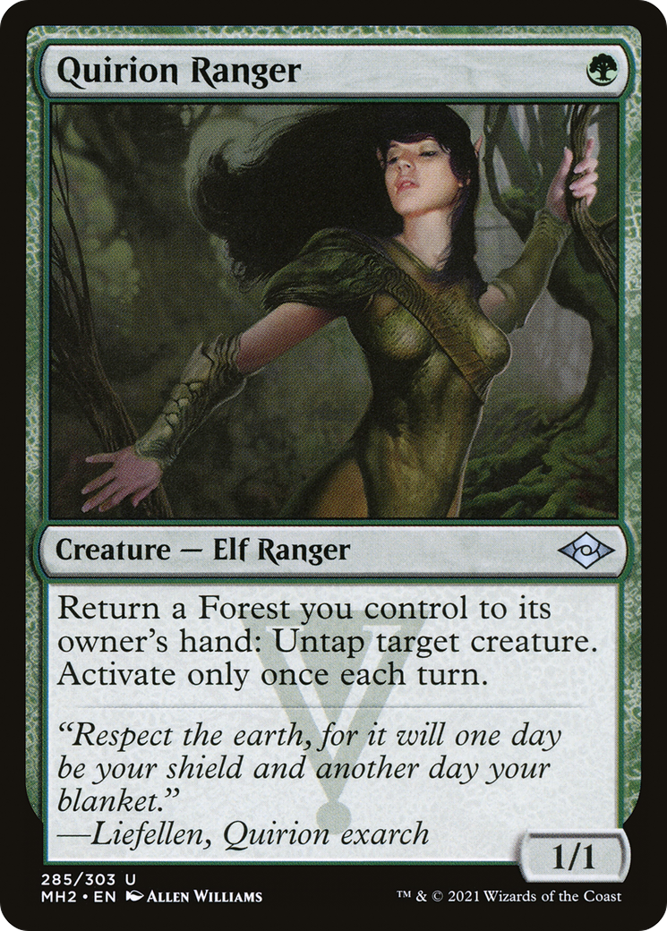 Quirion Ranger (MH2-285) [Modern Horizons 2] MTG Single Modern Horizons 2