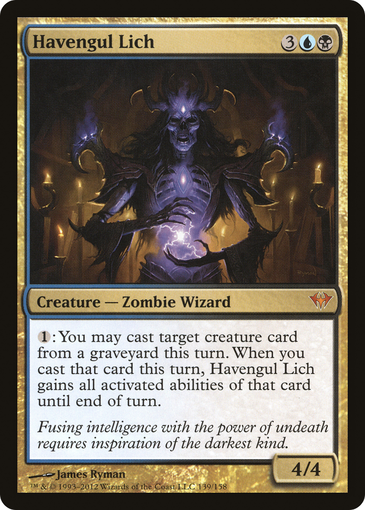 Havengul Lich (DKA-139) [Dark Ascension] MTG Single Wizards of the Coast
