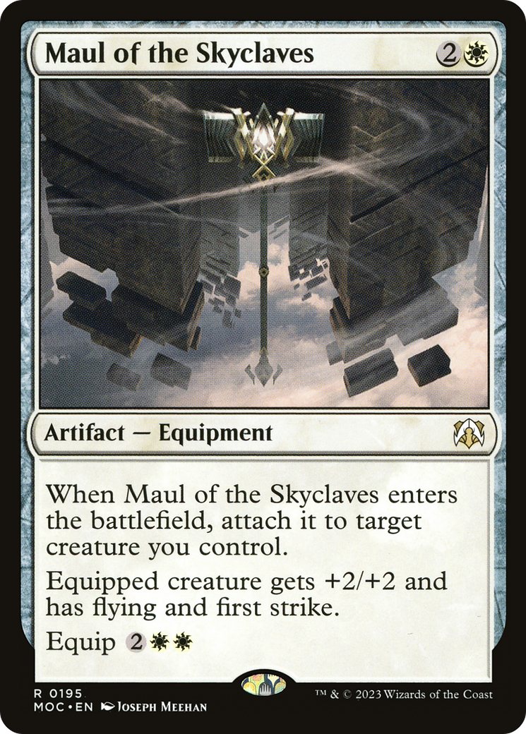 Maul of the Skyclaves (MOC-195) [March of the Machine Commander] MTG Single Wizards of the Coast