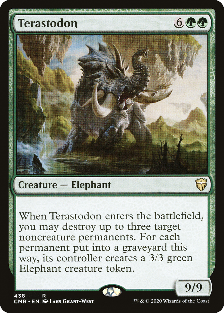 Terastodon (CMR-438) [Commander Legends] MTG Single Wizards of the Coast
