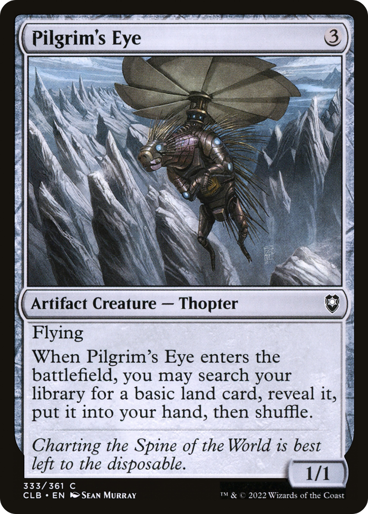 Pilgrim's Eye (CLB-333) [Commander Legends: Battle for Baldur's Gate] Foil MTG Single Wizards of the Coast