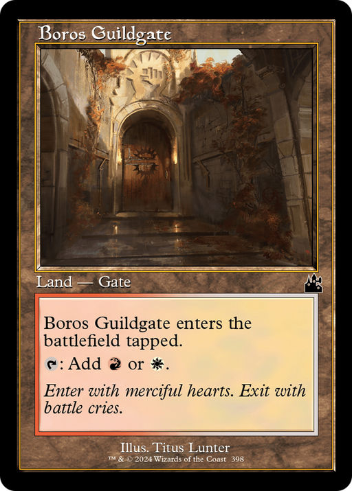 Boros Guildgate (RVR-398) [Ravnica Remastered] Foil MTG Single Wizards of the Coast