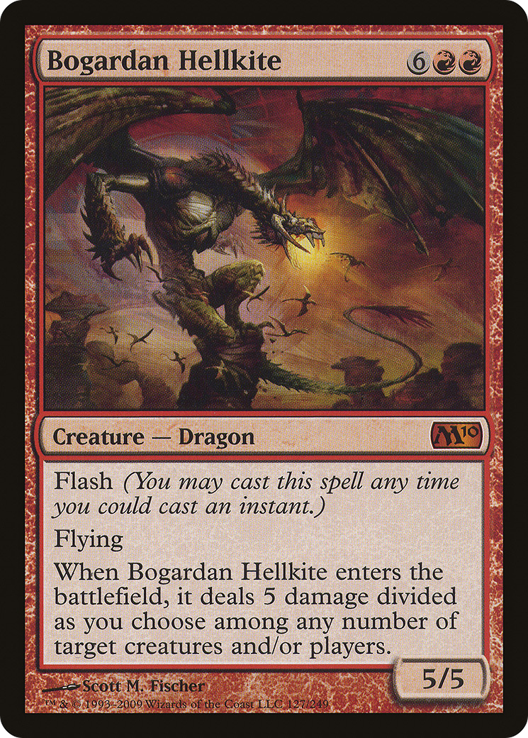 Bogardan Hellkite (M10-127) [Magic 2010] MTG Single Wizards of the Coast