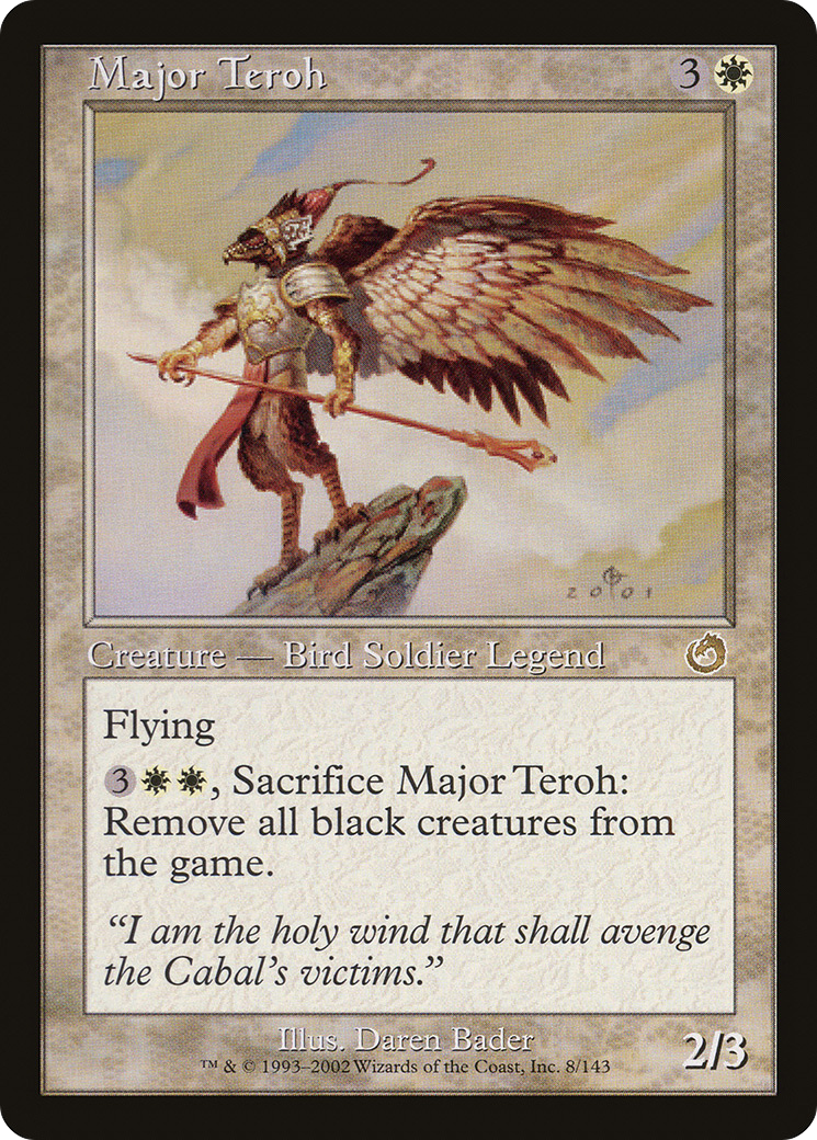 Major Teroh (TOR-008) [Torment] MTG Single Wizards of the Coast