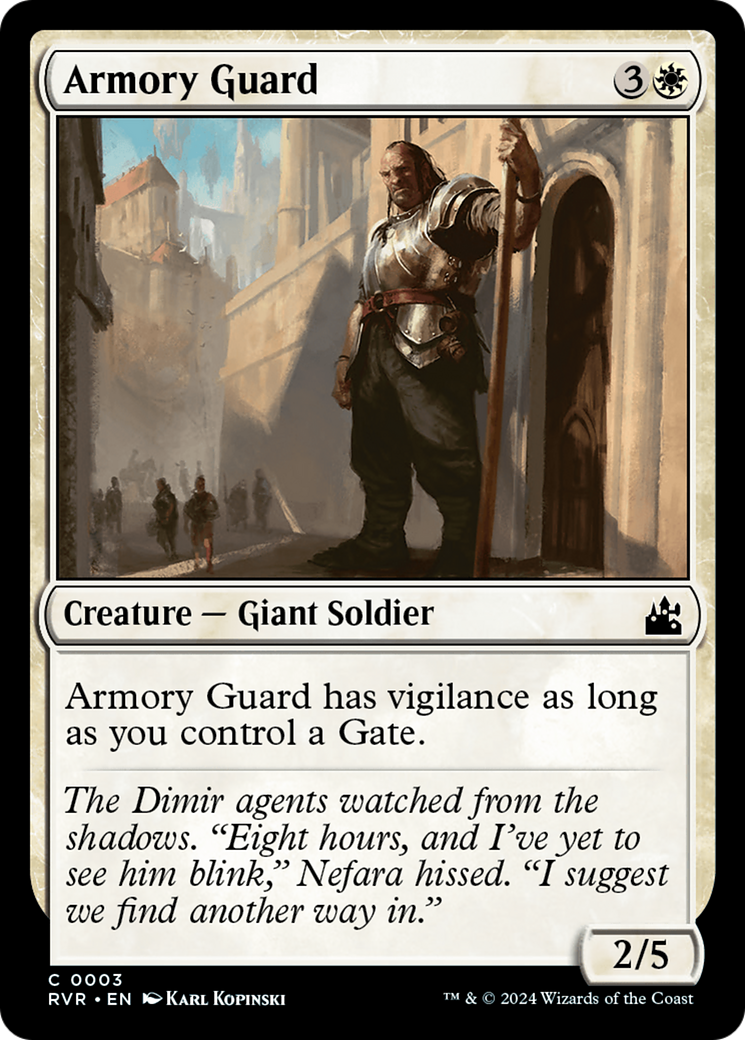 Armory Guard (RVR-003) [Ravnica Remastered] MTG Single Wizards of the Coast