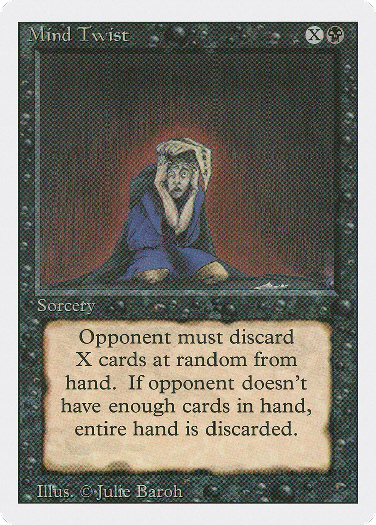 Mind Twist (3ED-117) [Revised Edition] MTG Single Wizards of the Coast