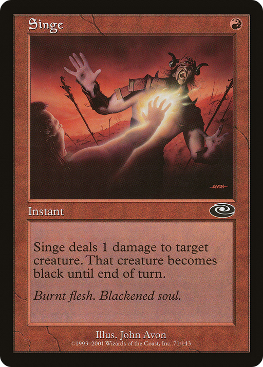Singe (PLS-071) [Planeshift] MTG Single Wizards of the Coast