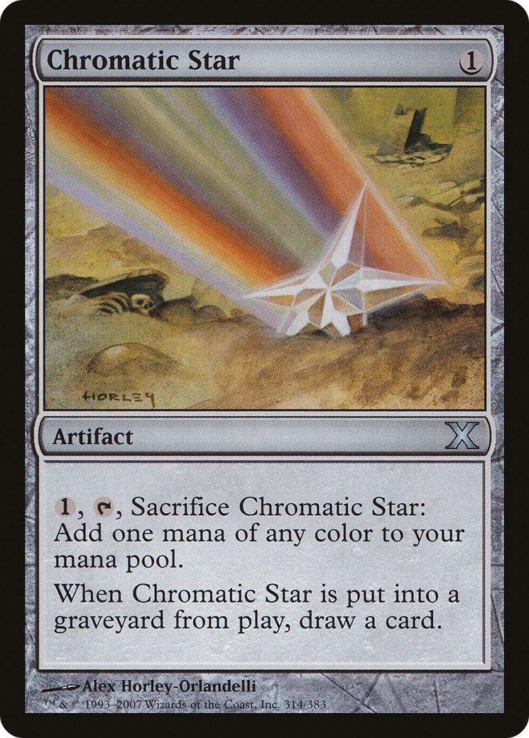 Chromatic Star (10E-314) [Tenth Edition] Foil MTG Single Wizards of the Coast