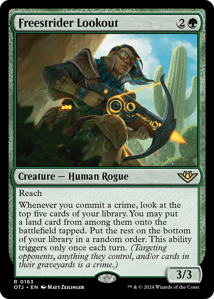 Freestrider Lookout (OTJ-163) [Outlaws of Thunder Junction] Foil MTG Single Wizards of the Coast