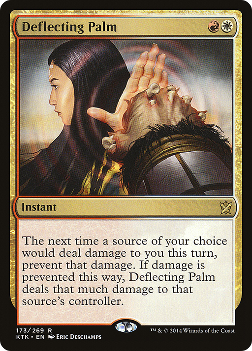 Deflecting Palm (KTK-173) [Khans of Tarkir] MTG Single Wizards of the Coast