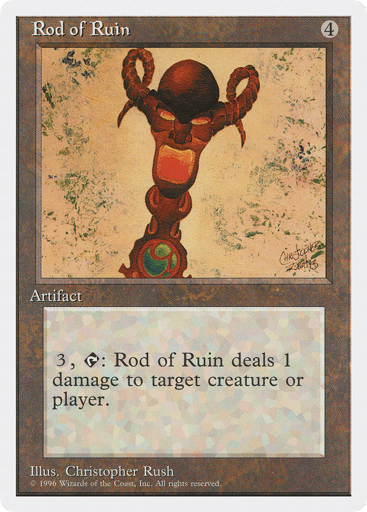 Rod of Ruin (2PS-052) [Misc] Introductory Two-Player Set MTG Single Wizards of the Coast