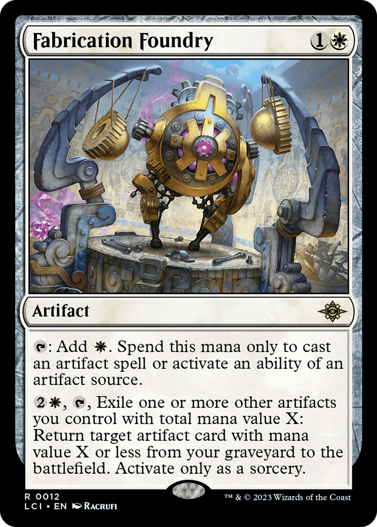 Fabrication Foundry (LCI-012) [The Lost Caverns of Ixalan] Foil MTG Single Wizards of the Coast