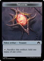 Servo // Treasure Double-Sided Token [Tokens] Modern Horizons 3 Tokens MTG Single Magic: The Gathering