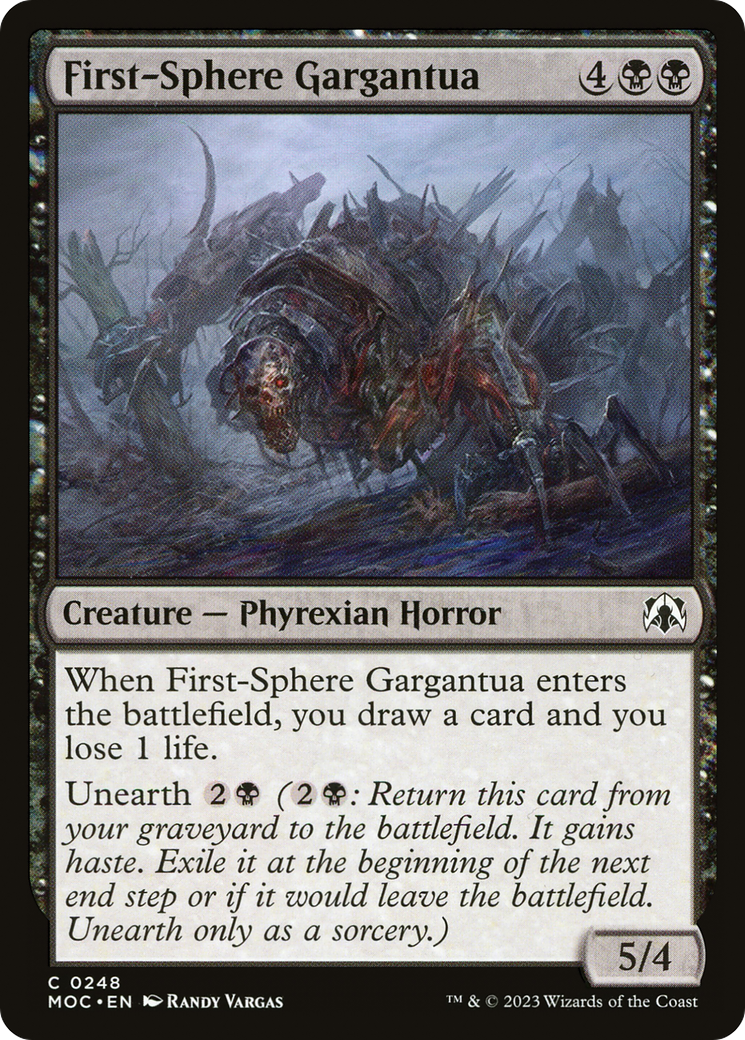 First-Sphere Gargantua (MOC-248) [March of the Machine Commander] MTG Single Wizards of the Coast