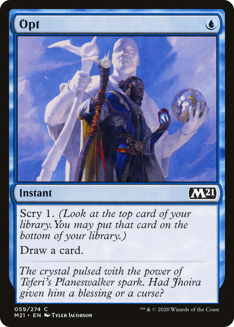 Opt (M21-059) [Core Set 2021] Foil MTG Single Wizards of the Coast