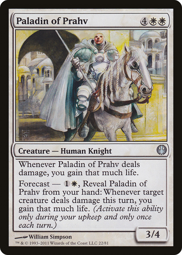 Paladin of Prahv (DDG-022) [Misc] Duel Decks: Knights vs. Dragons MTG Single Wizards of the Coast