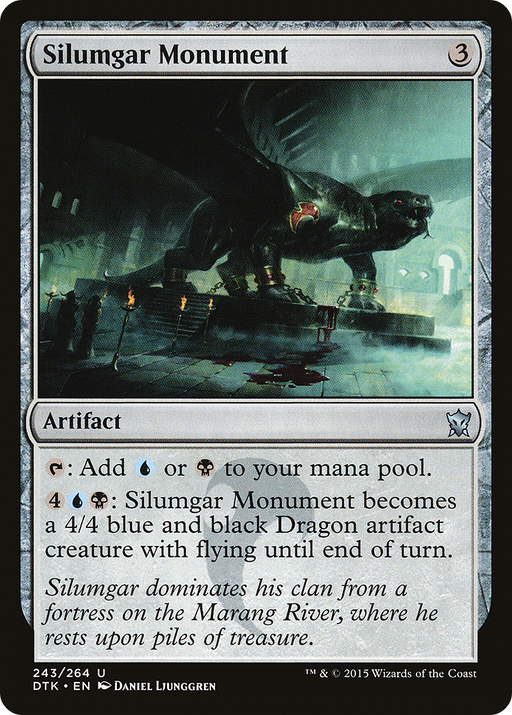 Silumgar Monument (DTK-243) [Dragons of Tarkir] MTG Single Wizards of the Coast