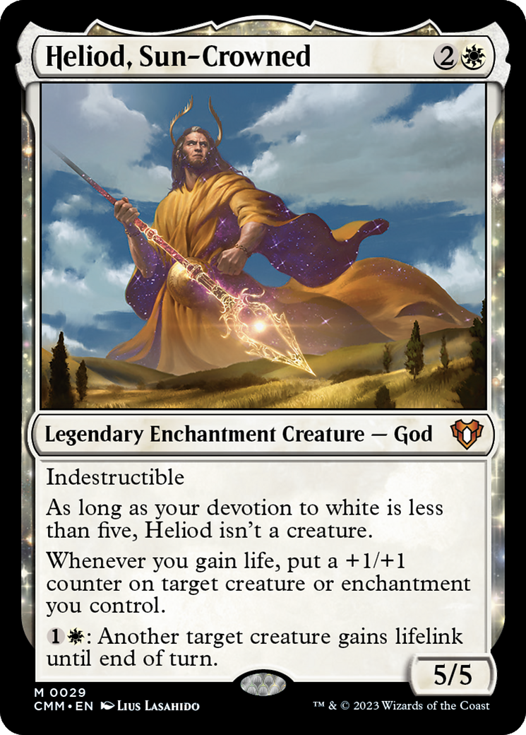 Heliod, Sun-Crowned (CMM-029) [Commander Masters] MTG Single Wizards of the Coast