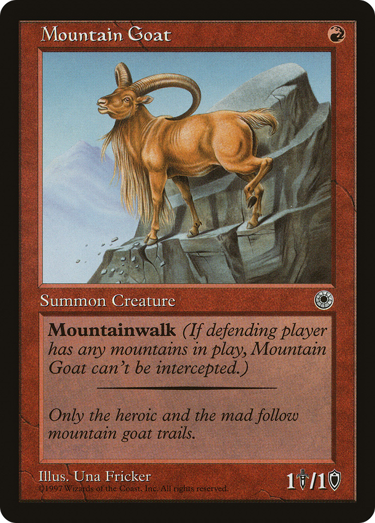 Mountain Goat (POR-141) [Misc] Portal MTG Single Wizards of the Coast