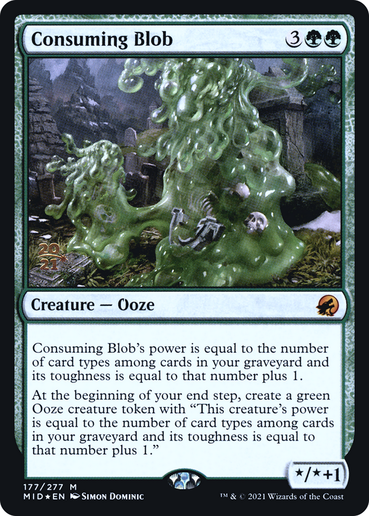 Consuming Blob (PRE-177) [Innistrad: Midnight Hunt Promos] Foil MTG Single Wizards of the Coast