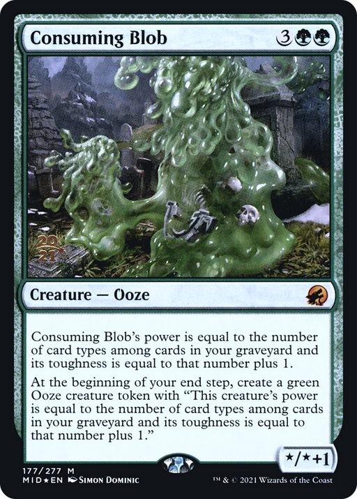 Consuming Blob (PRE-177) [Innistrad: Midnight Hunt Promos] Foil MTG Single Wizards of the Coast