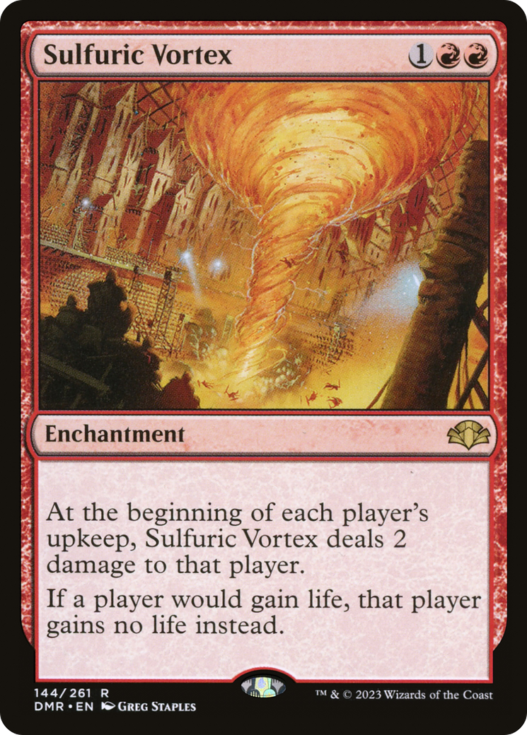 Sulfuric Vortex (DMR-144) [Dominaria Remastered] Foil MTG Single Wizards of the Coast