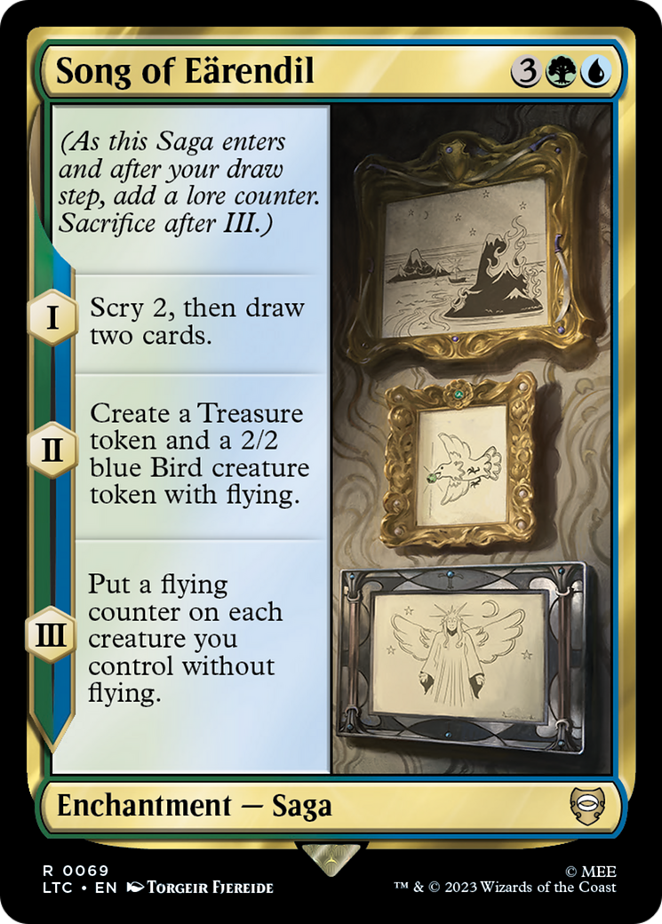 Song of Earendil (LTC-069) [Tales of Middle-earth Commander] MTG Single Wizards of the Coast