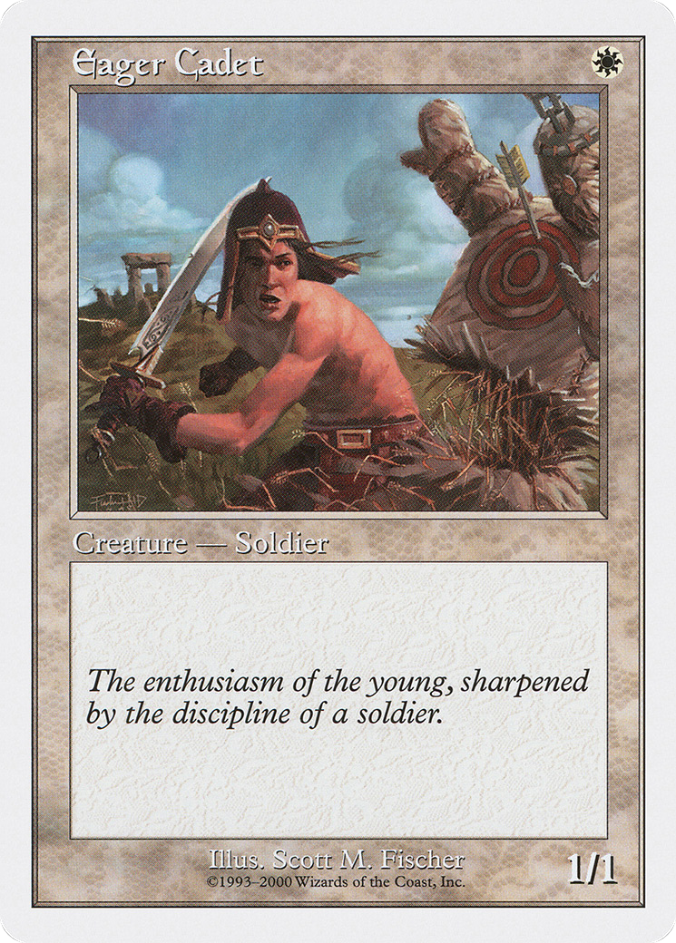 Eager Cadet (S00-005) [Misc] Starter 2000 MTG Single Wizards of the Coast