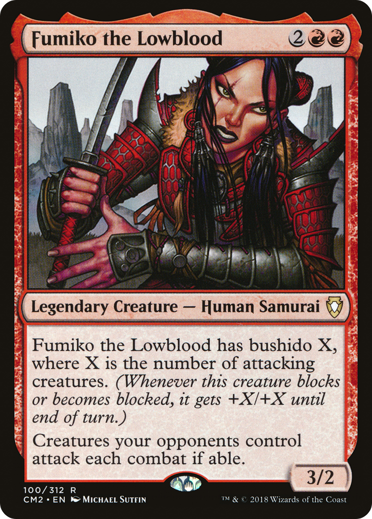 Fumiko the Lowblood (CM2-100) [Commander Anthology Volume II] MTG Single Wizards of the Coast