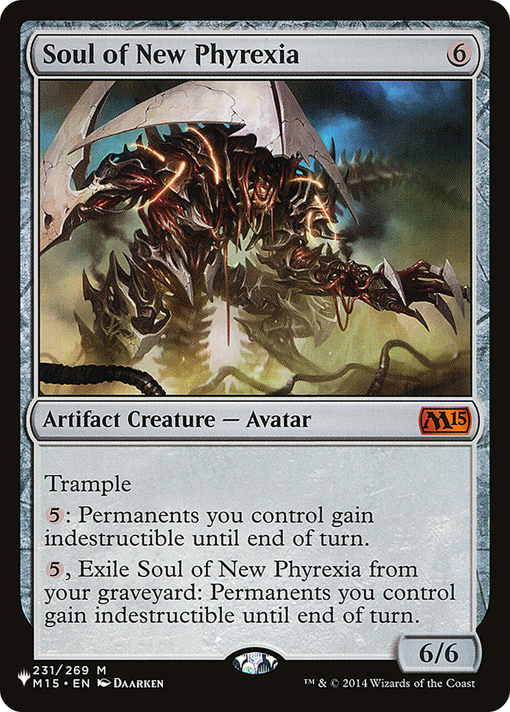 Soul of New Phyrexia (LIST-M15-231) [The List] MTG Single Magic: The Gathering