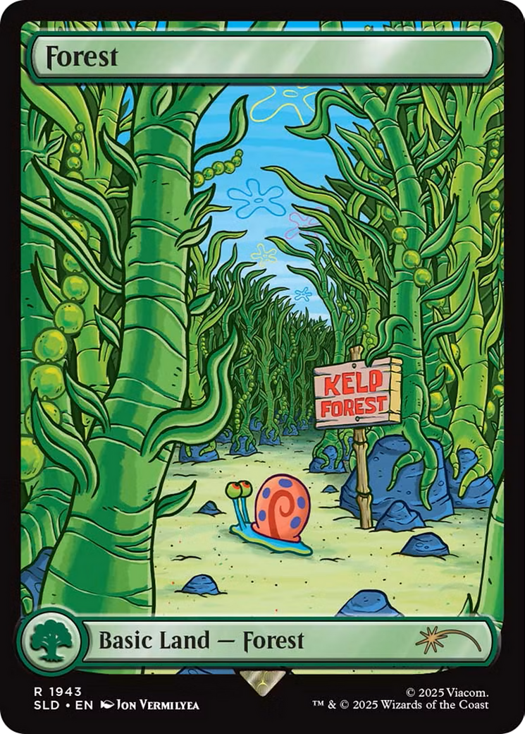 Forest (SLD-1943) [Secret Lair] Drop MTG Single Wizards of the Coast