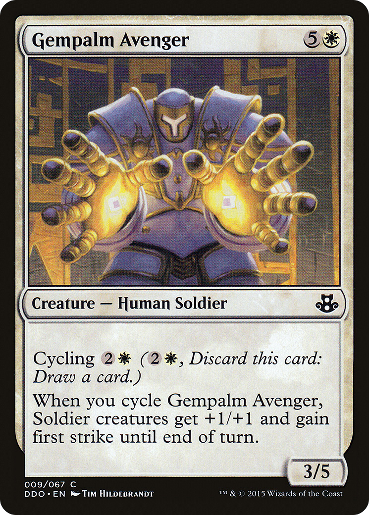 Gempalm Avenger (DDO-009) [Misc] Duel Decks: Elspeth vs. Kiora MTG Single Wizards of the Coast