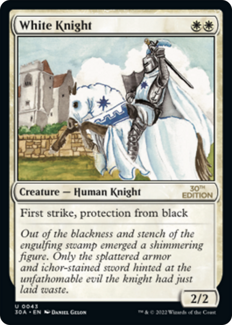 White Knight (30A-043) [30th Anniversary Edition] MTG Single Wizards of the Coast